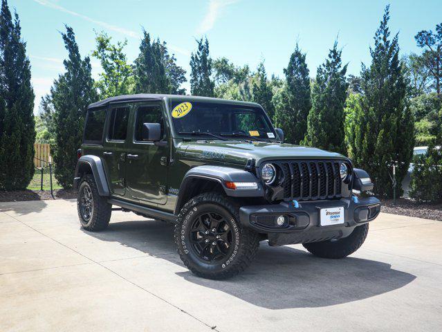 used 2023 Jeep Wrangler 4xe car, priced at $34,956