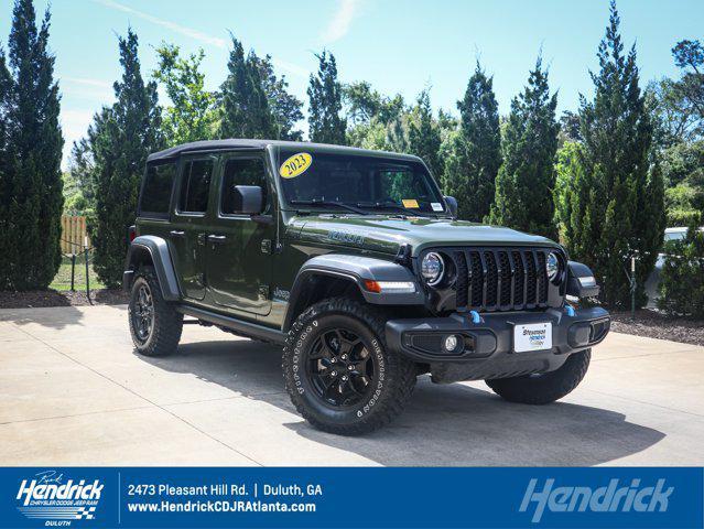 used 2023 Jeep Wrangler 4xe car, priced at $34,488