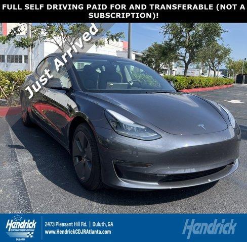 used 2023 Tesla Model 3 car, priced at $33,986
