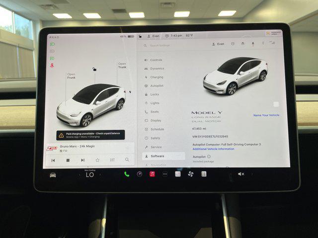 used 2020 Tesla Model Y car, priced at $28,458