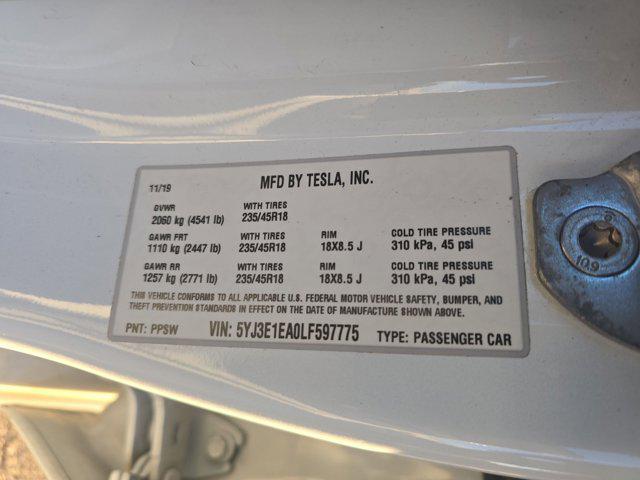 used 2020 Tesla Model 3 car, priced at $24,999