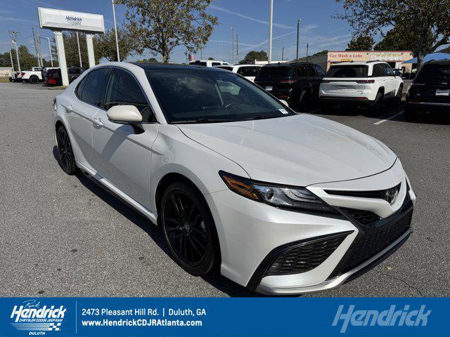 used 2021 Toyota Camry car, priced at $27,132