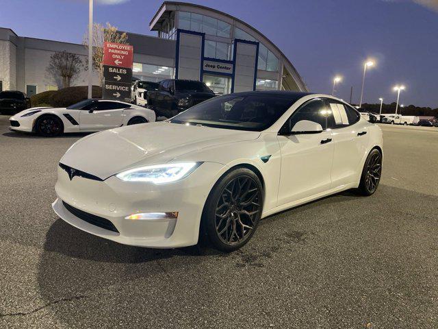 used 2021 Tesla Model S car, priced at $44,986