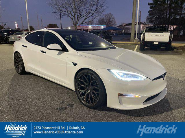 used 2021 Tesla Model S car, priced at $44,986