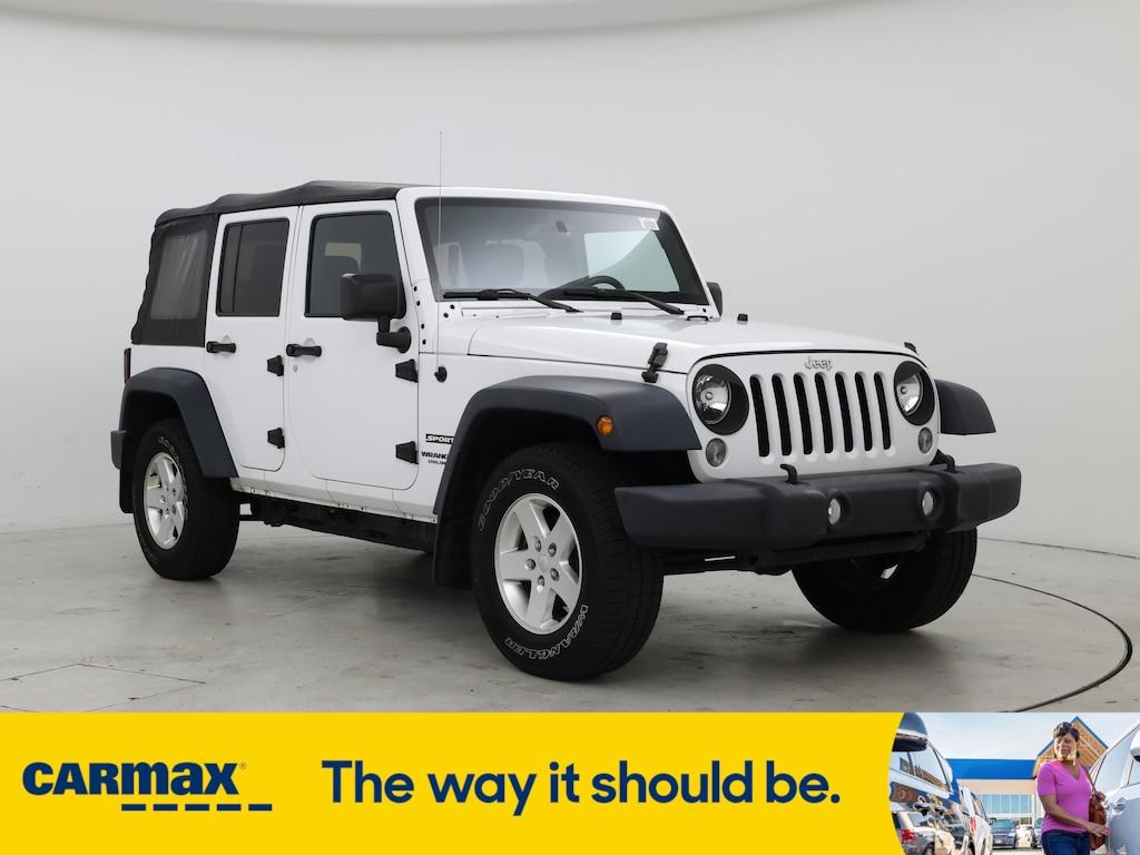 used 2016 Jeep Wrangler car, priced at $18,998