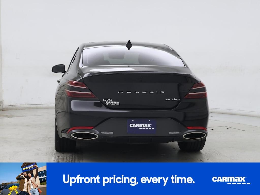 used 2024 Genesis G70 car, priced at $44,998