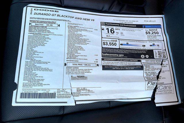 new 2026 Dodge Durango car, priced at $46,833