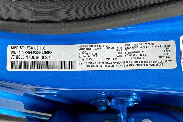 new 2025 Ram 1500 car, priced at $62,321
