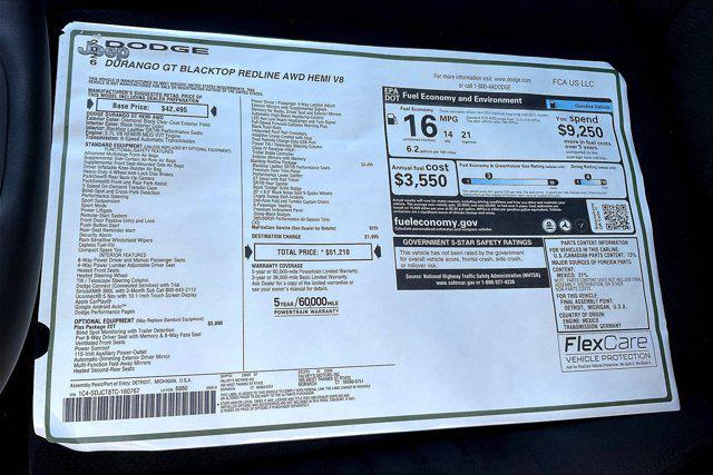 new 2026 Dodge Durango car, priced at $48,399