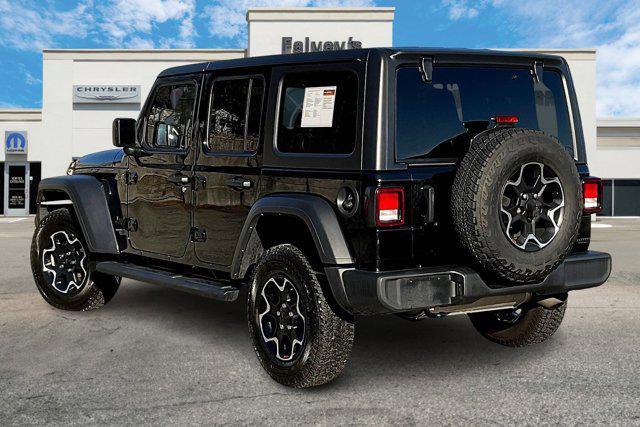 used 2021 Jeep Wrangler Unlimited car, priced at $31,000