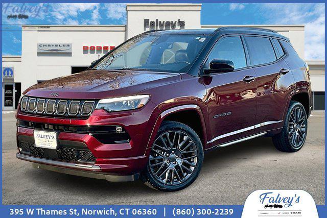 used 2022 Jeep Compass car, priced at $23,500