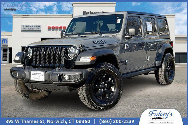 used 2021 Jeep Wrangler car, priced at $30,500