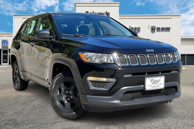 used 2021 Jeep Compass car, priced at $17,500