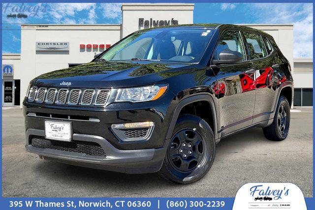 used 2021 Jeep Compass car, priced at $17,500