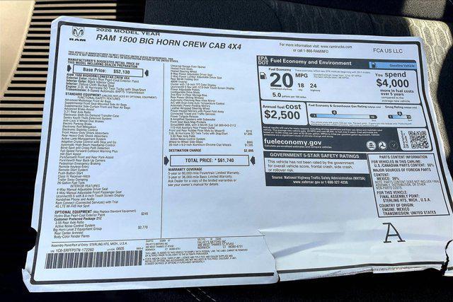 new 2026 Ram 1500 car, priced at $51,408