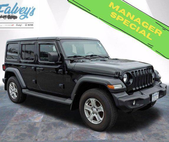 used 2021 Jeep Wrangler Unlimited car, priced at $33,650
