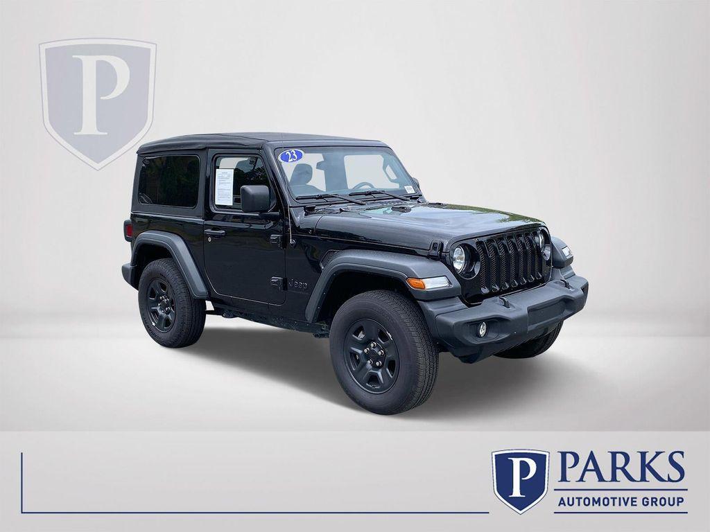 used 2023 Jeep Wrangler car, priced at $25,500