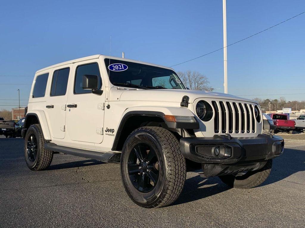 used 2021 Jeep Wrangler Unlimited car, priced at $34,808