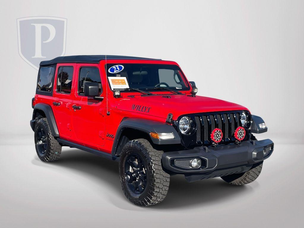 used 2023 Jeep Wrangler car, priced at $34,000
