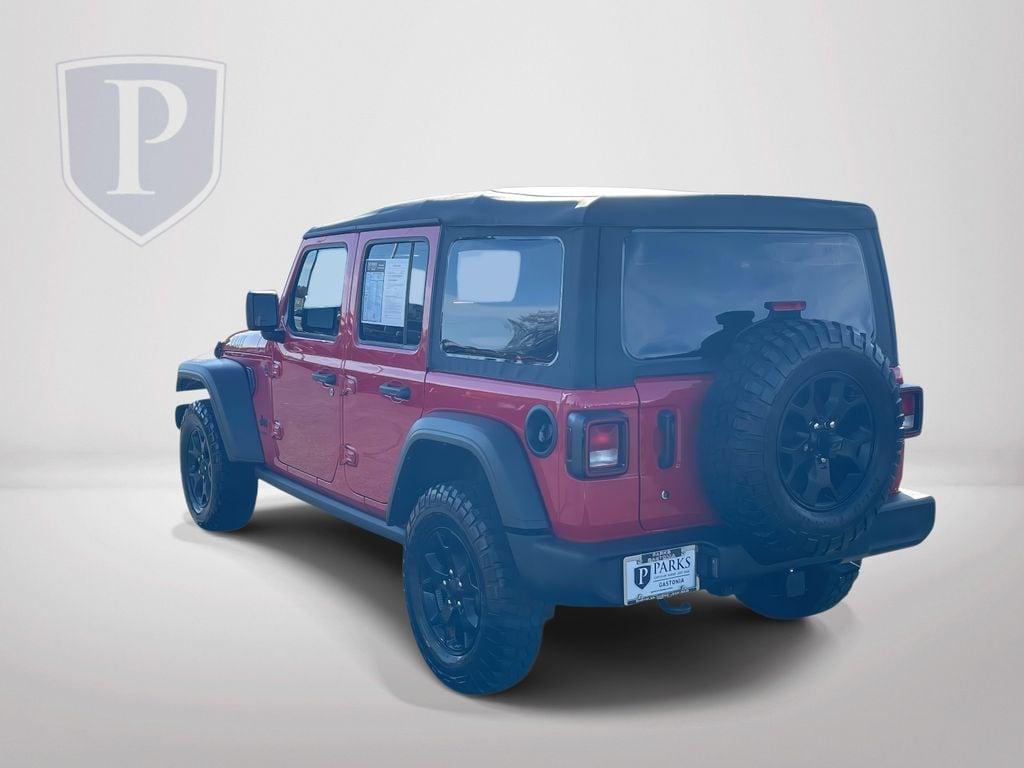 used 2023 Jeep Wrangler car, priced at $34,000