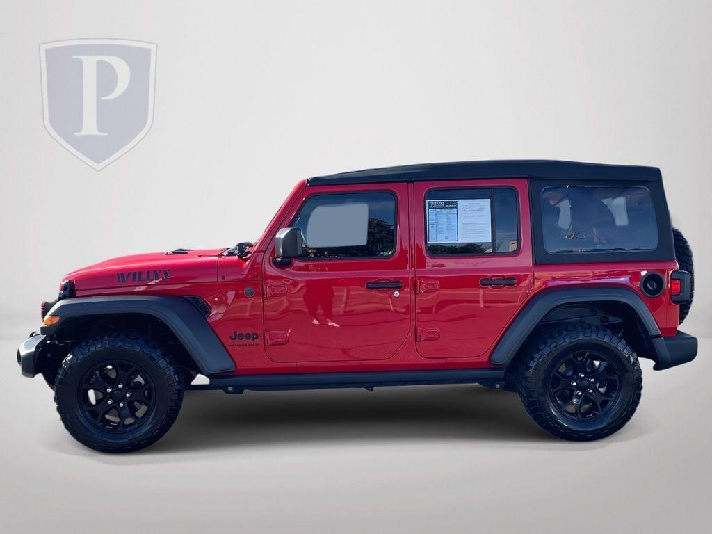 used 2023 Jeep Wrangler car, priced at $34,000
