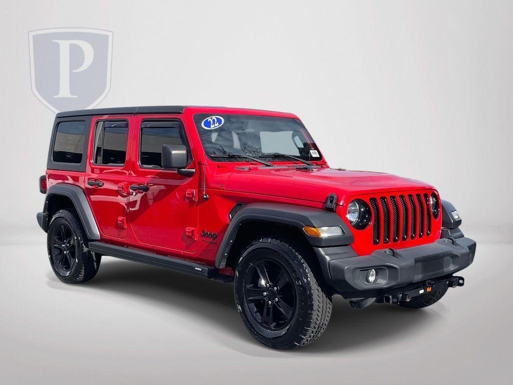 used 2022 Jeep Wrangler Unlimited car, priced at $30,250