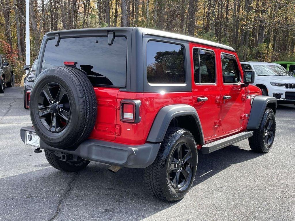 used 2022 Jeep Wrangler Unlimited car, priced at $30,250
