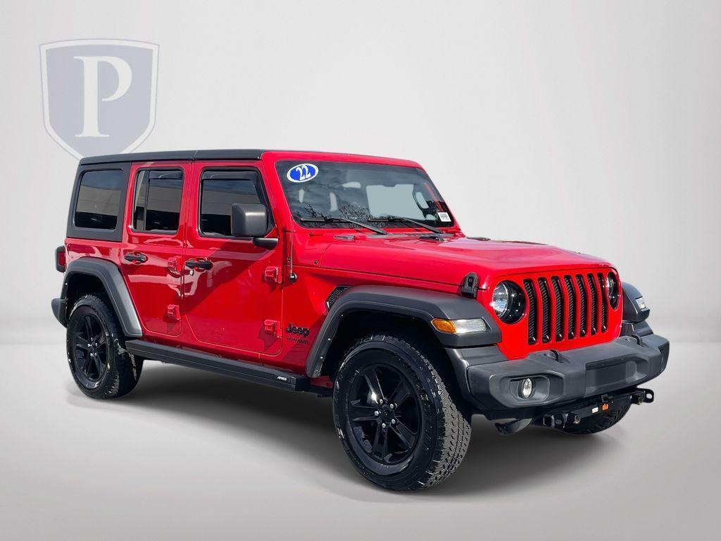 used 2022 Jeep Wrangler Unlimited car, priced at $30,250