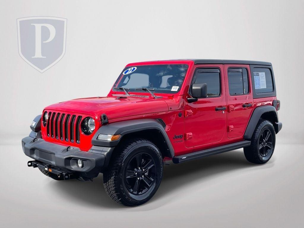used 2022 Jeep Wrangler Unlimited car, priced at $30,250