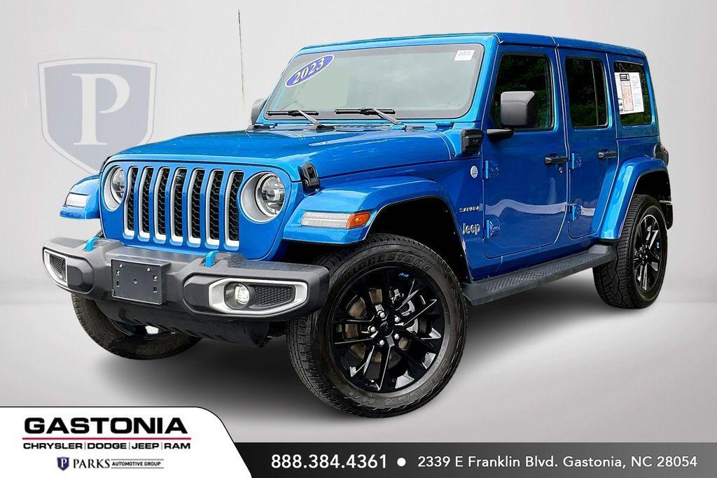 used 2023 Jeep Wrangler 4xe car, priced at $40,911