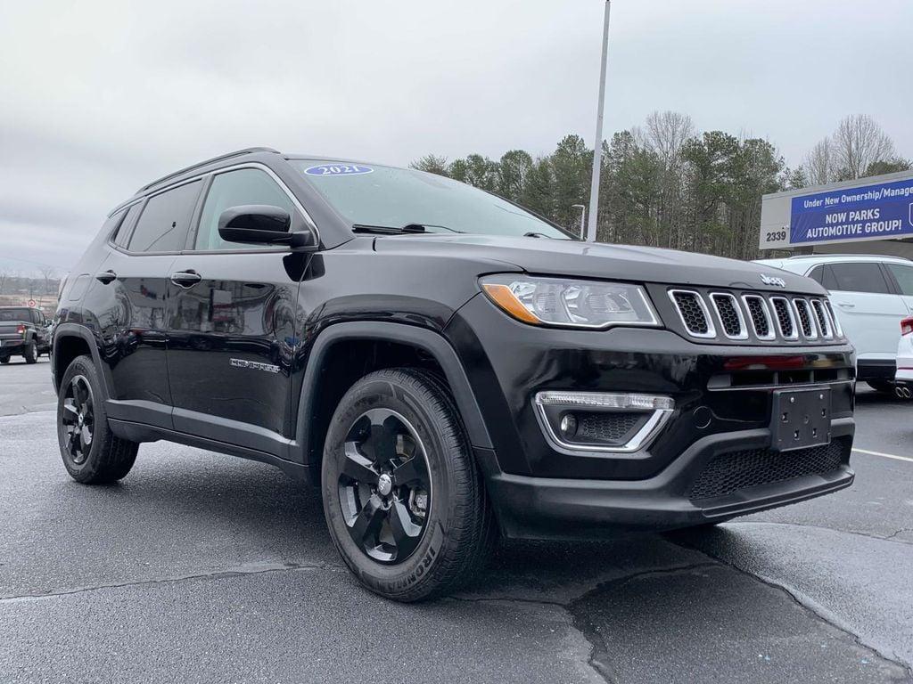 used 2021 Jeep Compass car, priced at $20,164