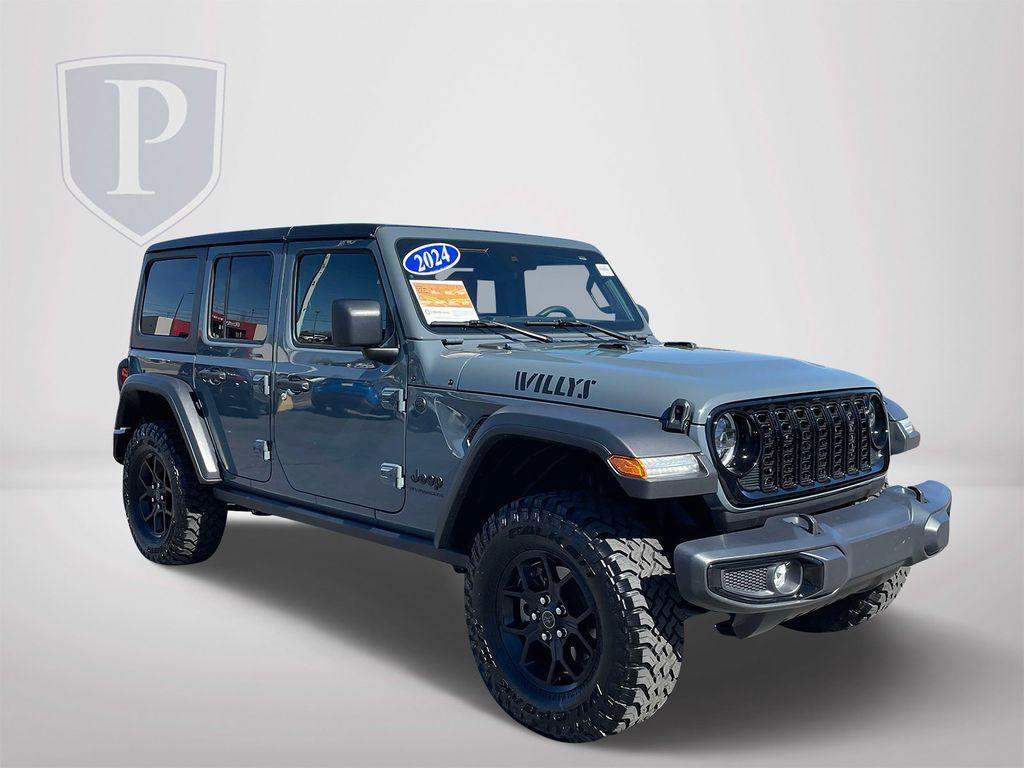 used 2024 Jeep Wrangler car, priced at $42,018