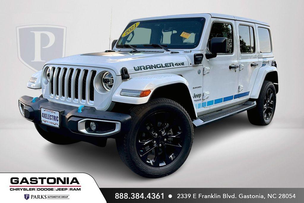 used 2021 Jeep Wrangler Unlimited 4xe car, priced at $37,748