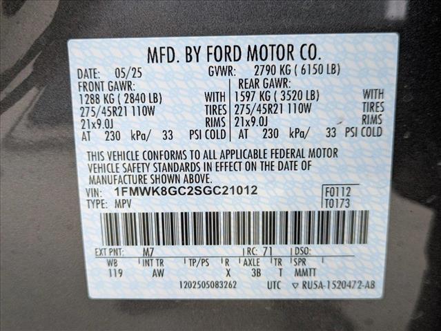 new 2025 Ford Explorer car, priced at $61,230