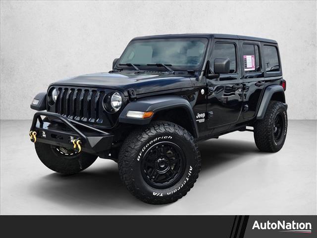 used 2019 Jeep Wrangler Unlimited car, priced at $21,220