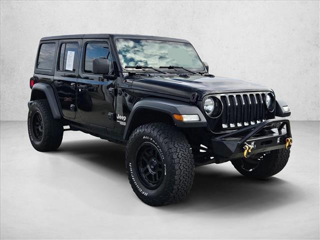 used 2019 Jeep Wrangler Unlimited car, priced at $21,220
