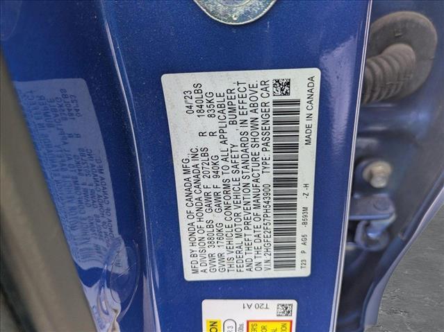 used 2023 Honda Civic car, priced at $24,495