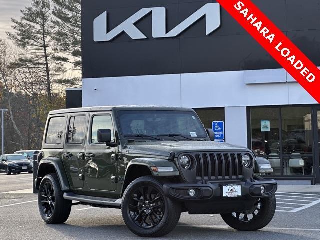 used 2021 Jeep Wrangler Unlimited 4xe car, priced at $35,411