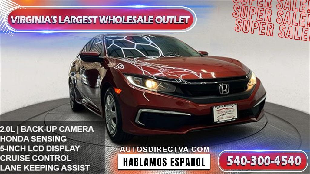 used 2021 Honda Civic car, priced at $14,695
