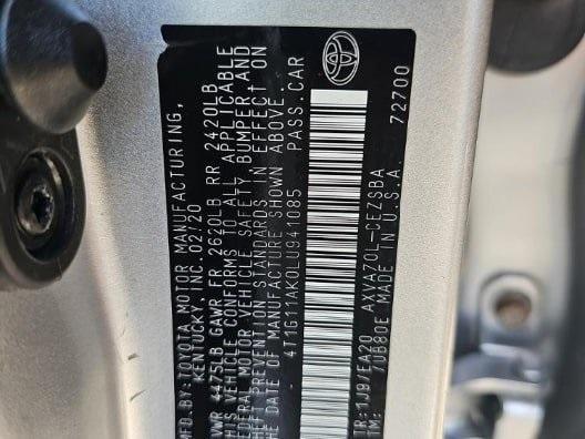 used 2020 Toyota Camry car