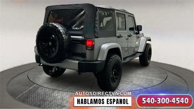 used 2015 Jeep Wrangler Unlimited car, priced at $16,795