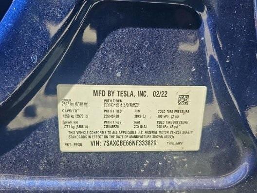 used 2022 Tesla Model X car, priced at $53,995