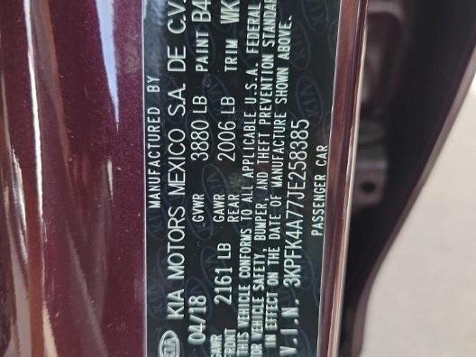 used 2018 Kia Forte car, priced at $14,995