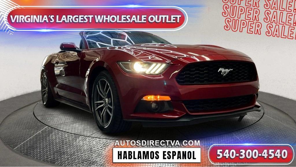 used 2017 Ford Mustang car, priced at $21,495