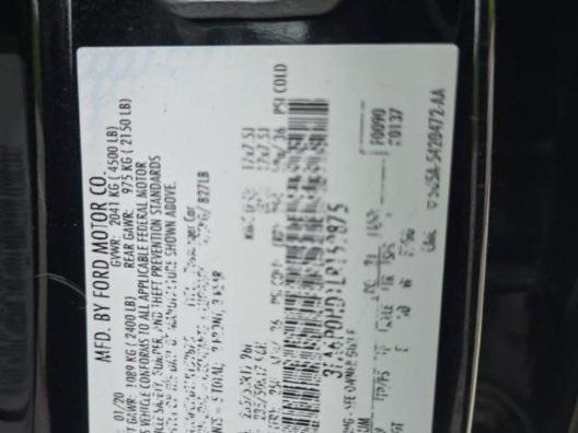 used 2020 Ford Fusion car, priced at $13,995