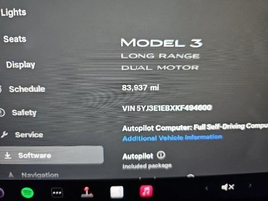 used 2019 Tesla Model 3 car