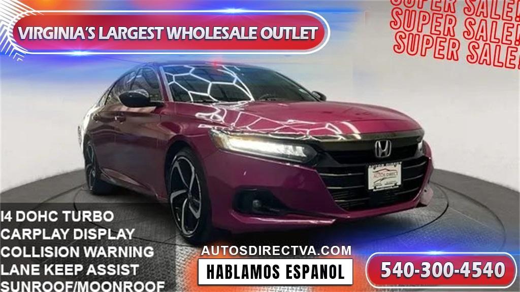 used 2022 Honda Accord car, priced at $24,995