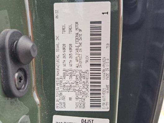 used 2022 Toyota Tundra car, priced at $36,995
