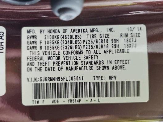 used 2015 Honda CR-V car, priced at $19,995