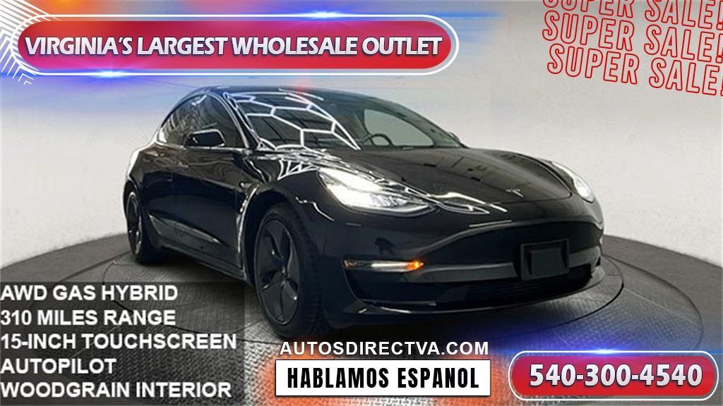used 2018 Tesla Model 3 car, priced at $21,995